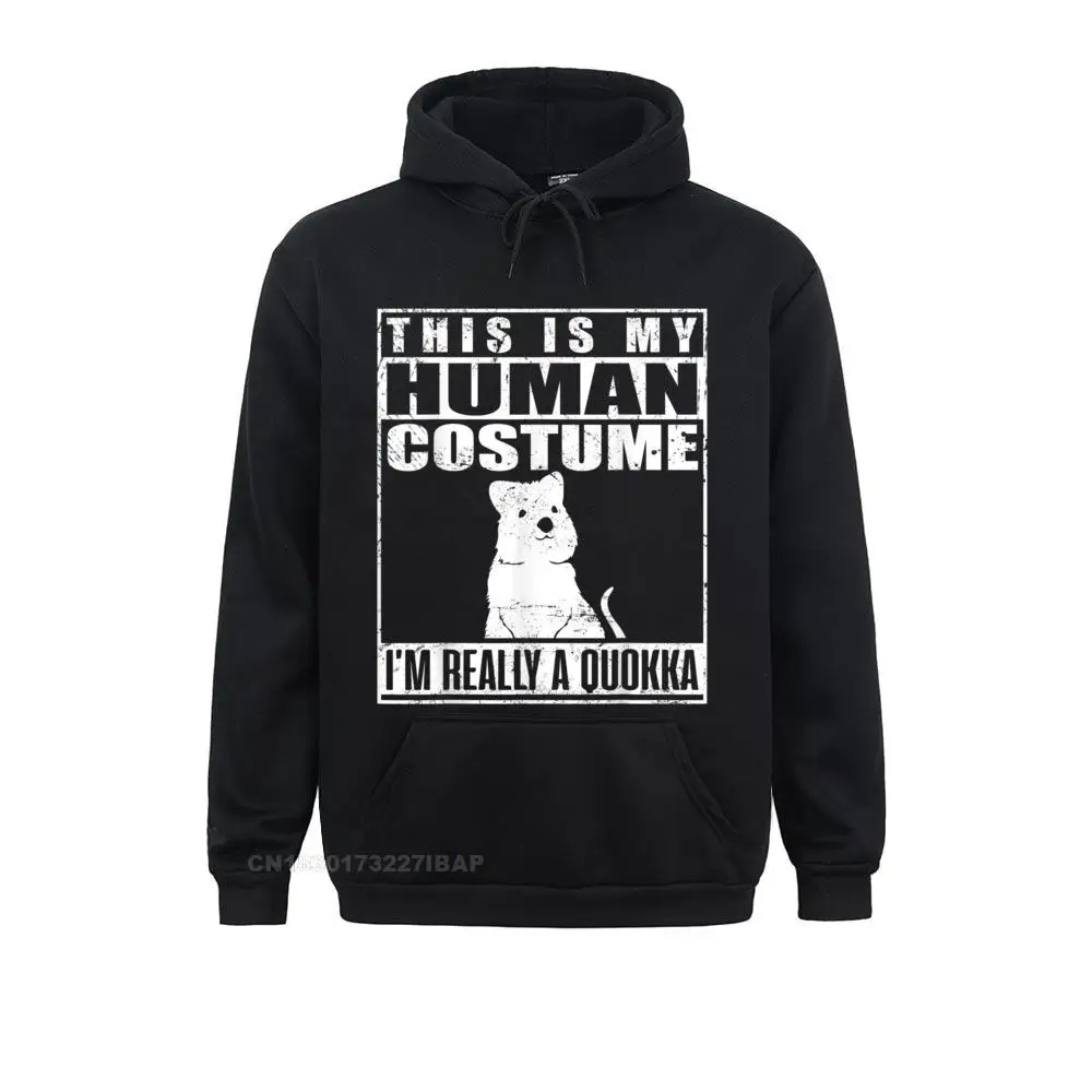 This Is My Human Costume I'm Really A Quokka Halloween Hoodie Hoodies For Men Holiday Sweatshirts Birthday Company Sportswears