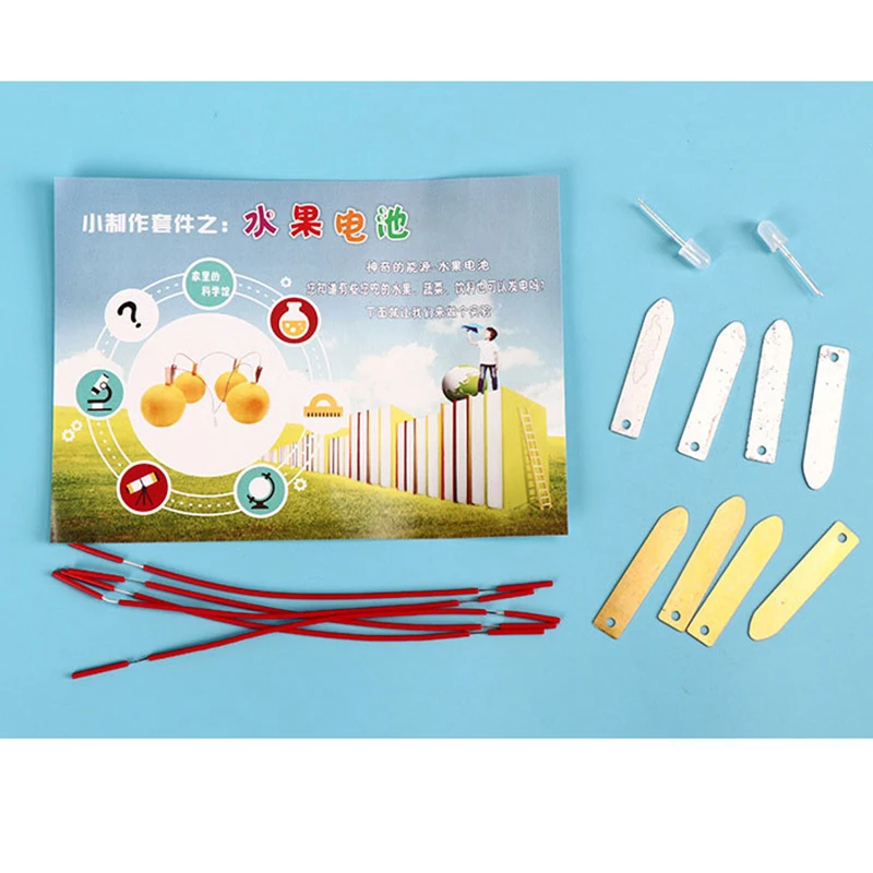Детская научная игрушка на батарейках с фруктами для картофеля поколение