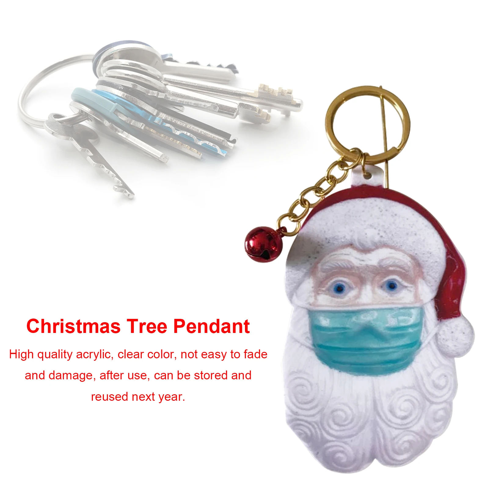 

2021 Personalized Santa Claus Of Ornament Christmas Tree Decor Holiday Decorations Navidad Decoraciones Para Elhogar Narodzenie