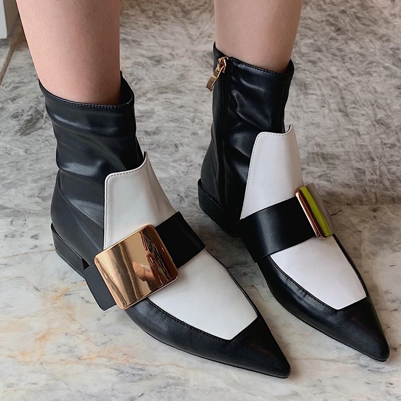 

Ботинки-челси женские, демисезонные, с круглым носком, на квадратном каблуке, 2021