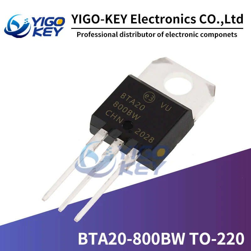 

10PCS BTA20-800B BTA20-800C BTA20-800BW BTA20-800CW TO-220 Transistor BTA20800B BTA20800C BTA20800BW BTA20800CW TO220