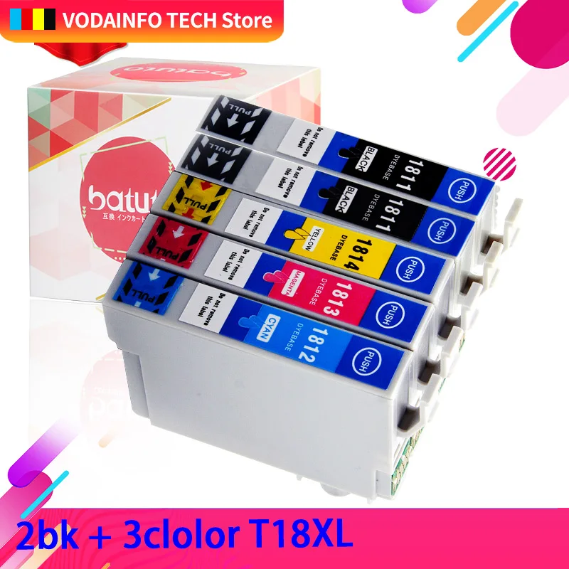 QSYRAINBOW совместимый чернильный картридж 1811 T для Epson xp-325 xp-405 XP-405 XP-215 - XP-412 XP-315 xp XP-212
