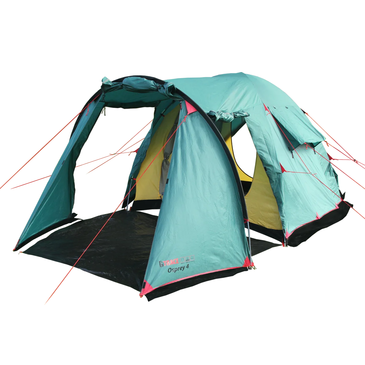 Кемпинговый туристический палатка Osprey 4 поддержка кемпинг туризм поход Прочный Надежный Высокое качество Универсальный Прочный сон Ветростойкий Удобный Просторный Большой.