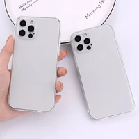 ultra thin clear phone case for iphone 11 7 case silicone soft back cover for iphone 11 12 13 pro max xs x 8 7plus se xr case