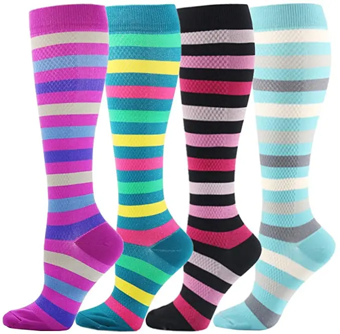 

Outdoor Running Compression Socks 20-30 Mmhg BEST Graduated For Medical Fit Men & Women Nurse Maternity Flight Travels