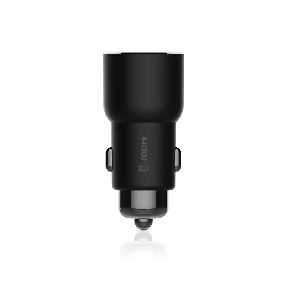 black Xiaomi ROIDMI 3S Bluetooth автомобильное зарядное устройство музыкальный плеер 5 в 3.4A FM умное приложение для iPhone и Android умное управление mp3-плеер - Цвет: black