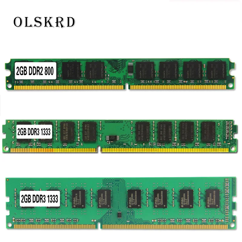 Модуль ОЗУ Olskrd для ПК 1 ГБ 2 Гб PC2 DDR2 4 DDR3 8 667 МГц 800 1333 1600 1600|Оперативная память| |