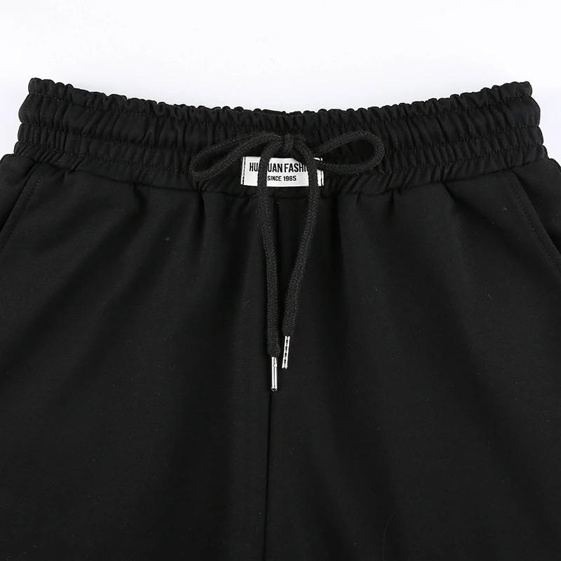 

Weekeep Casual Summer Shorts Women Loose Drawstring Pockets Short Pants Streetwear High Waist Vintage Harajuku Shorts Ladies 90s