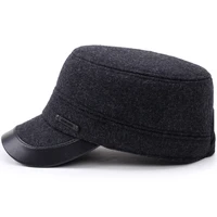 mens women cap baseball cap for hat men woolen adjustable earflap russian hat winter women