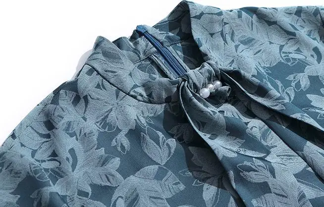 

Spring Fall Fashion Womens Bow Collar Long Sleeve Floral Pattern Chiffon Blouse Top Shirt , 3xl Korean Shirts Blouses for Woman