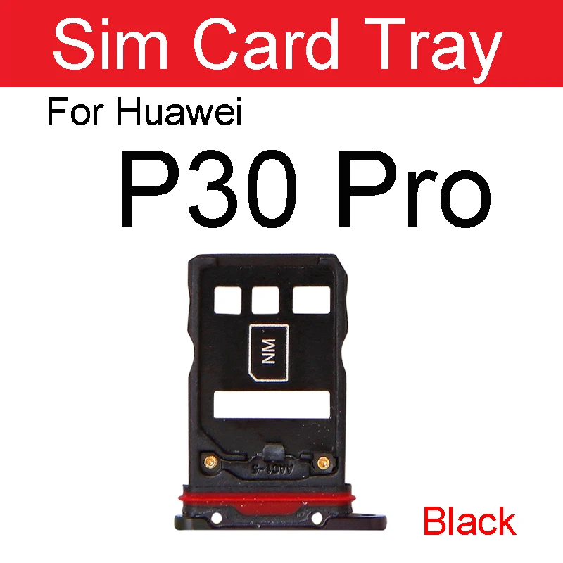 Адаптер для гнезда Micro SD/Sim-карты HuaWei P30 Pro Lite слот чтения Sim-карт разъем держатель