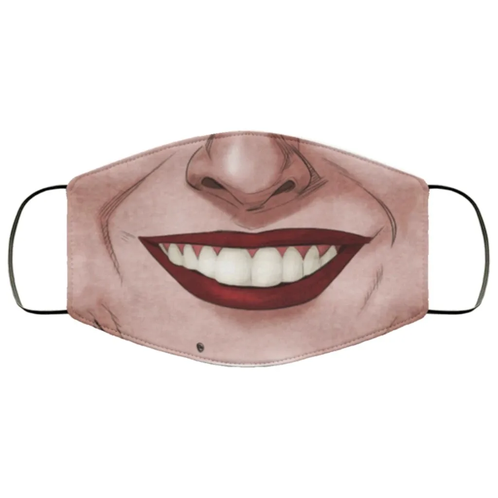 

3 PCS Face Mask With 6 PCS Filters Washable & Reusable Creative Printing Dust Proof Mask Adult Size Mouth Cover Maschere