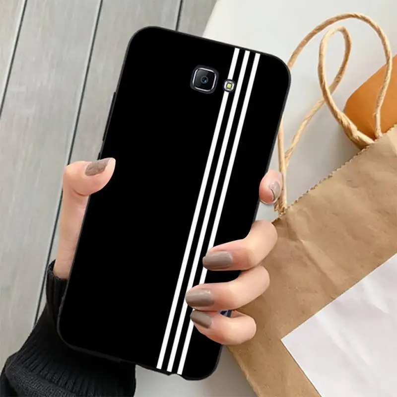 

Sports Brand Stripes Phone Case for Samsung Note 8 9 10 20 lite pro ultra J 7 2 4 6 5 prime