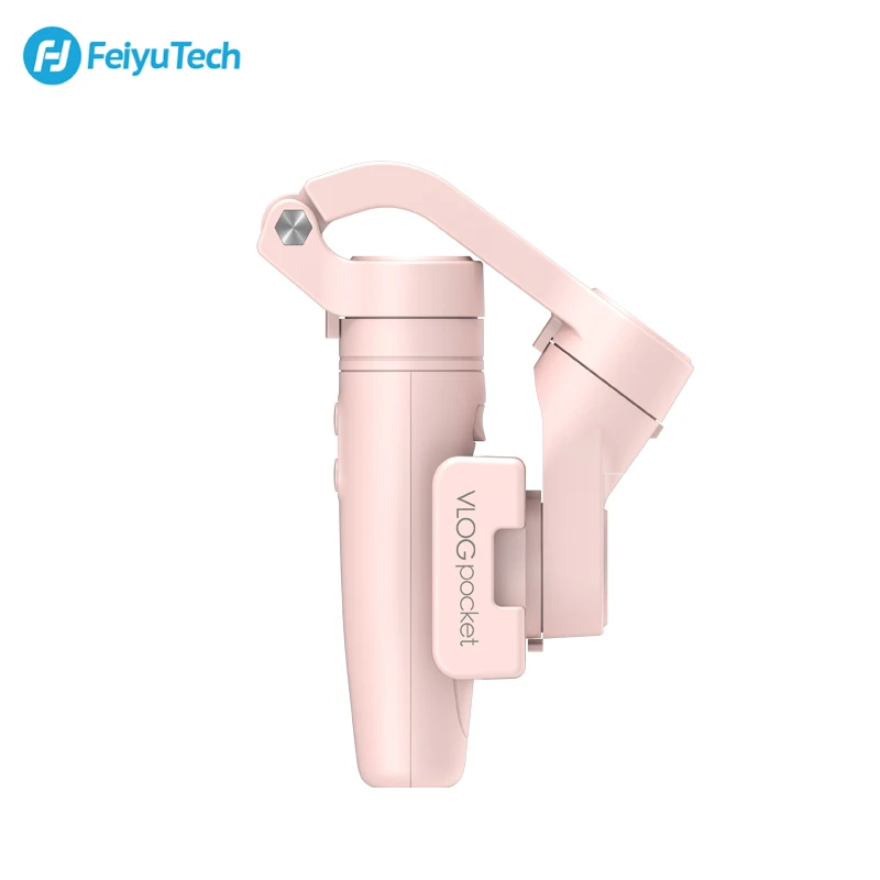 Pink Color Vlog FeiyuTech Vlog Карманный 3-осевой карманный мини-телефон карданный стабилизатор для смартфона для iPhone X, 8, 7 плюс, HUAWEI P20 MI samsung Note9 - Комплект: Pink Color Vlog