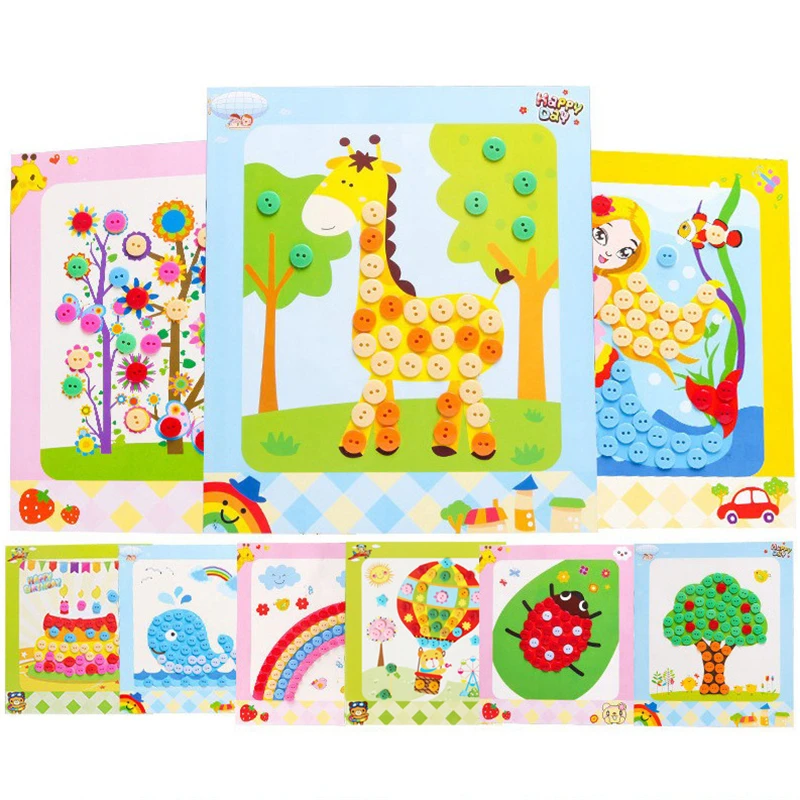 Детские материалы ручной работы наклейки на кнопки для автомобиля Зеркальные