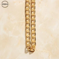 sommar 2020 new chain men fashion 6mm 60cm gold filled boy necklace chains link chain for women neck jewelery charms