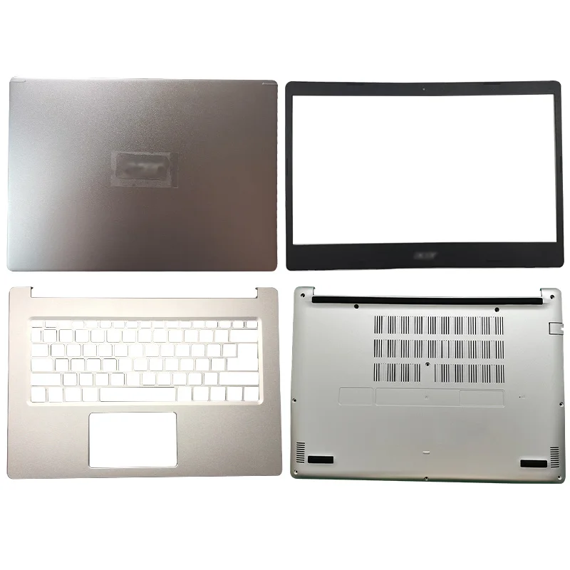 

NEW Laptop LCD Back Cover/Front Bezel/Palmrest/Bottom Case For Acer N19H2 A514-52G A514-53 S40-51 S40-53 Silver Black
