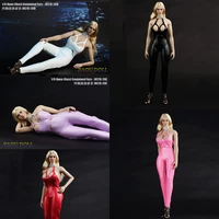 jo21x 26 16 scale girl open chest leather bodysuit clothes for 12 female figure figure body