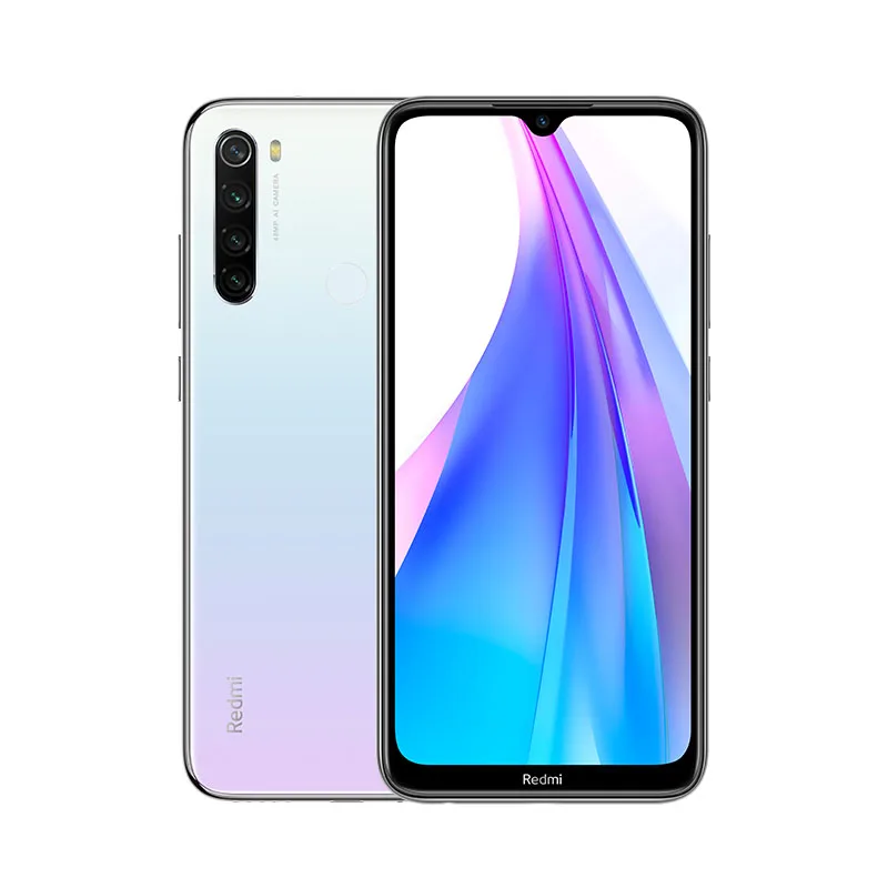 Белый Xiaomi Redmi Note 8 T Note 8 T, 4 Гб, 128 ГБ, NFC, Смартфон Snapdragon 665, четыре ядра, 48 МП, камера 6,3 дюйма, 4000 мА/ч, 18 Вт, глобальная версия - Цвет: Белый