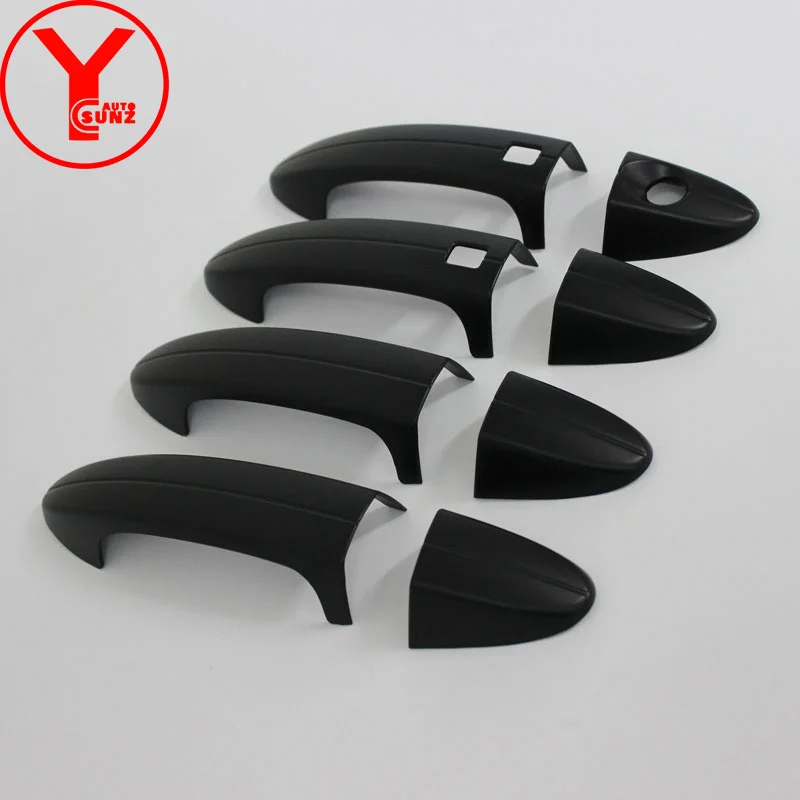 YCSUNZ черная Боковая дверь детали протектор дверной ручки автостайлинг аксессуары