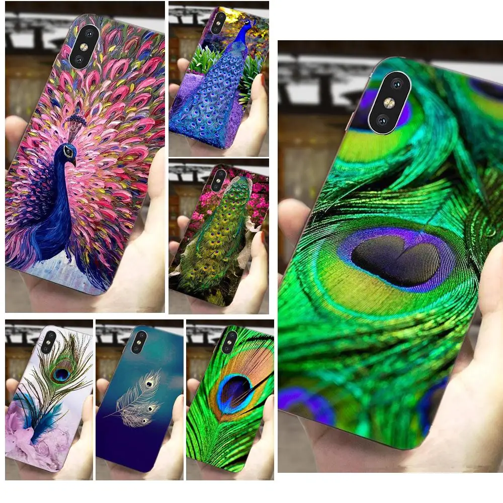 Красивый павлин пейзаж TPU популярный для Samsung Galaxy J1 J3 J4 J5 J6 J7 A10 A20 A20E A3 A40 A5 A50 A7 2016