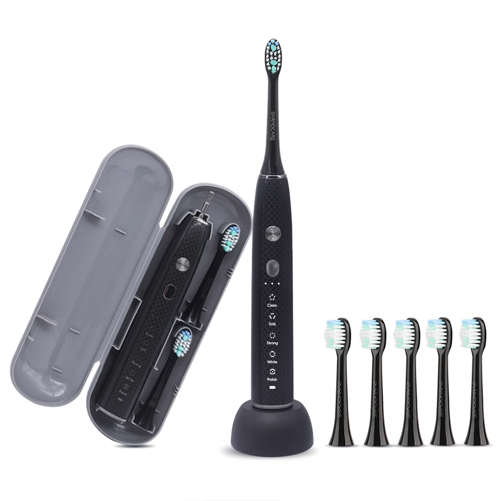 10 шт электрические сменные головки для зубной щетки для Sarmocare S100 и S200, ультра звуковая электрическая зубная щетка, зубные щетки