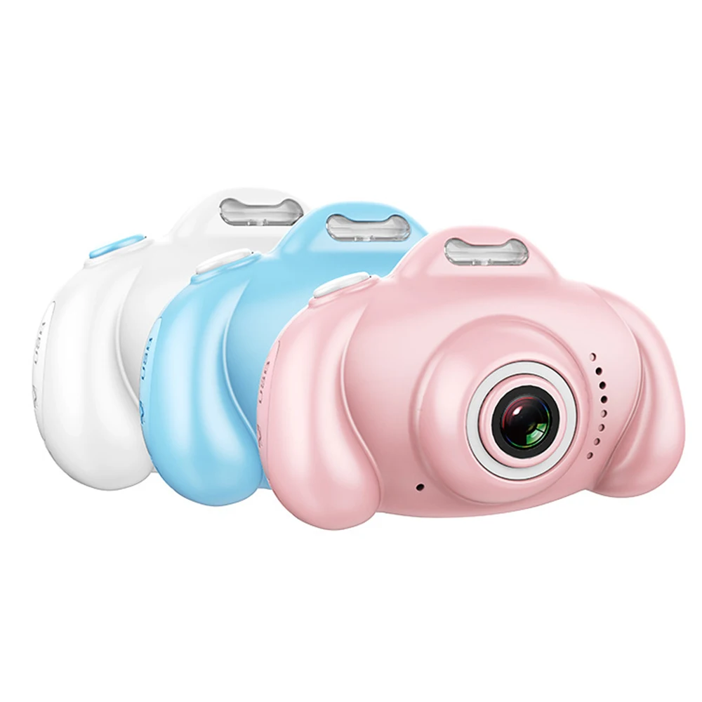 Новинка Детская цифровая мини камера с цветным экраном и двумя объективами 1080P HD