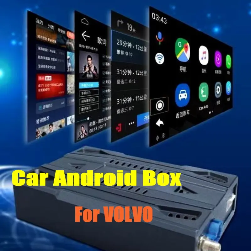 

For VOLVO S60/S90/XC40/XC60/XC90/V60/V90 Android System Switch Decoder Upgrade Box Original Car Screen/Android/iOS With Carplay