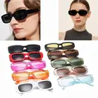 Солнцезащитные очки женские квадратные, квадратные, с прозрачными зеркальными линзами, UV400