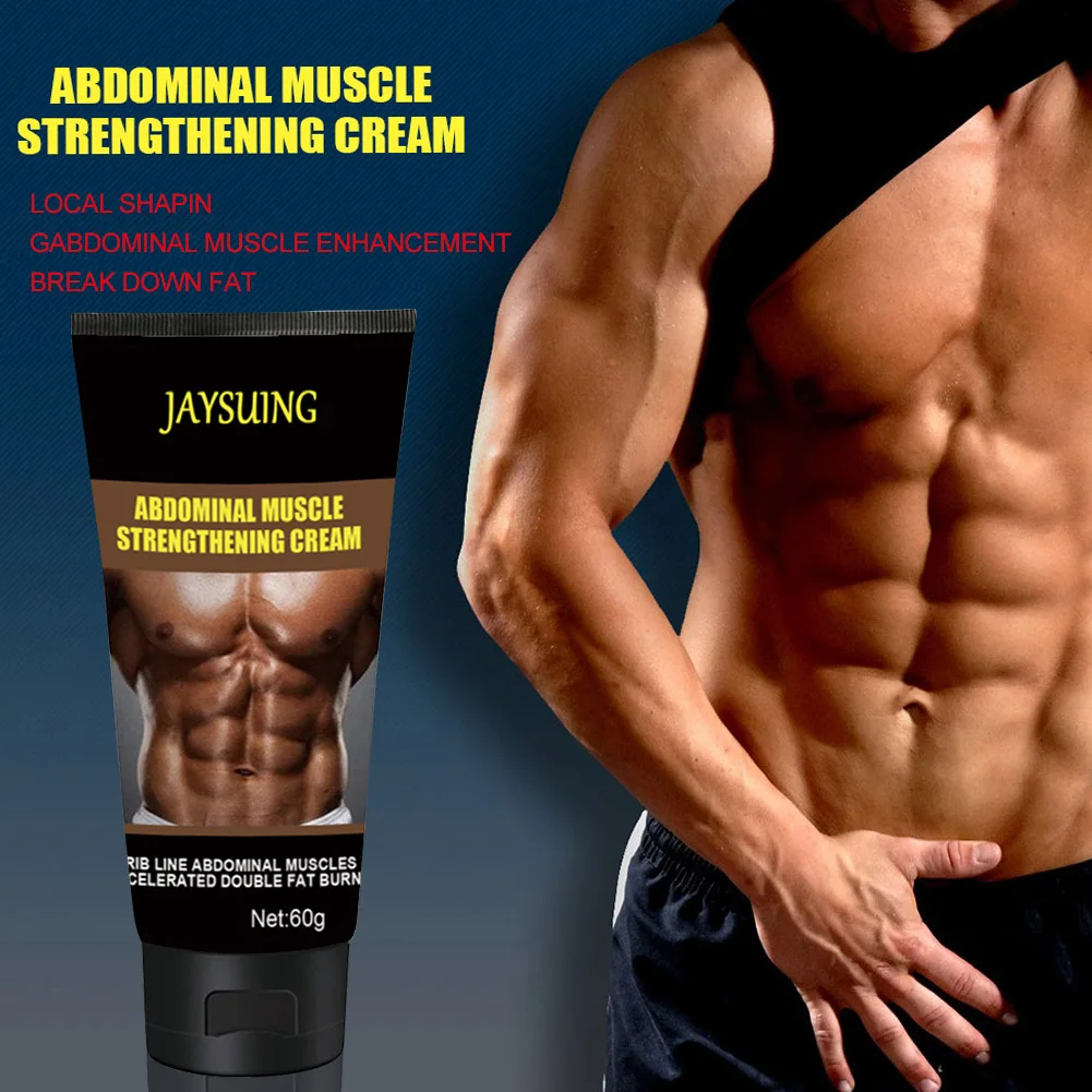 

60g Fat Burning Abdominal Muscle Cream Slimming Shaping Fitness Weight Loss Anti Cellulite Training Powerful Strengthening