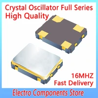 5pcslot 5032 4pin 16mhz 16m 16 000mhz active smd quartz crystal oscillator 4p 5 03 2mm wide voltage diy kit electronics