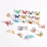 3d butterfly nail art rhinestones decorations decal kit fake nails accessories charms nail ornaments diy supplies tool