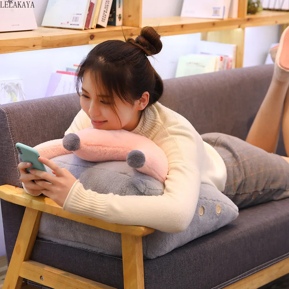 

42*25*45CM Lovely Sky Series Triangle Pillow Star Crown Heart Plush Toys Soft Backrest Lumbar Cushion Sofa Chair Bed Decoration