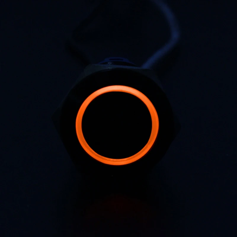 

Водонепроницаемый металлический кнопочный переключатель с подсветкой