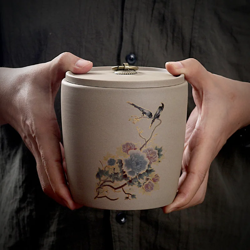 Керамические контейнеры для чая герметичные керамические банки большой