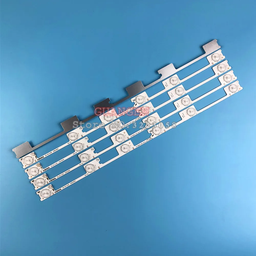 100 шт. 6 в алюминиевый светодиодный Телевизор с подсветкой полосы для Konka KDL48JT618A