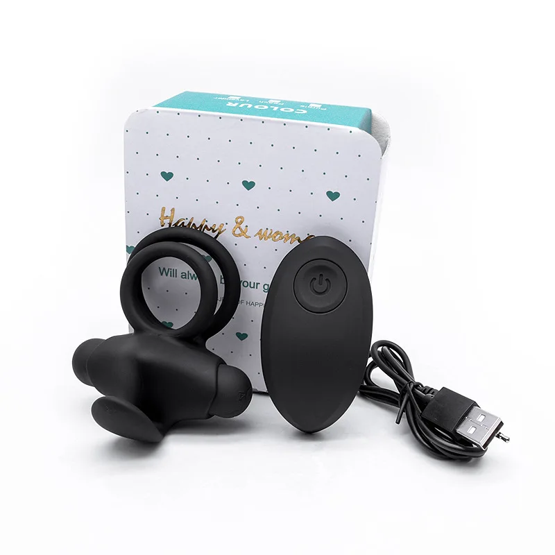 Remote Control Vibrating Cock Ring For Men Silicone Erection Penis Delay Lock Sperm Scrotum Massage Masturbator SexToy | Красота и