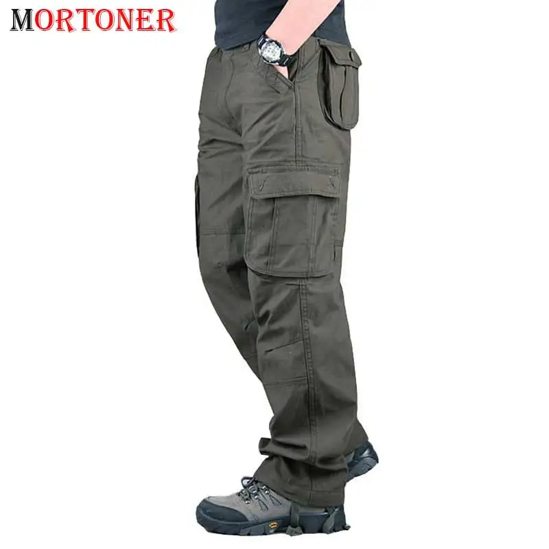 Pantalones tácticos de carga para hombre, ropa de trabajo de combate militar, multibolsillo, para exteriores, pesca, viaje, Safari