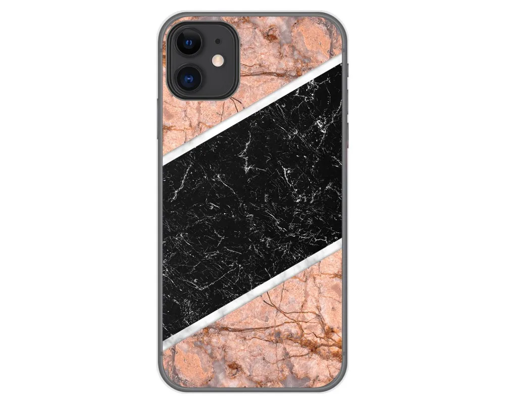 Гелевый Чехол из ТПУ для Iphone 11 (6 1) с рисунком под мрамор 07|Бамперы| |