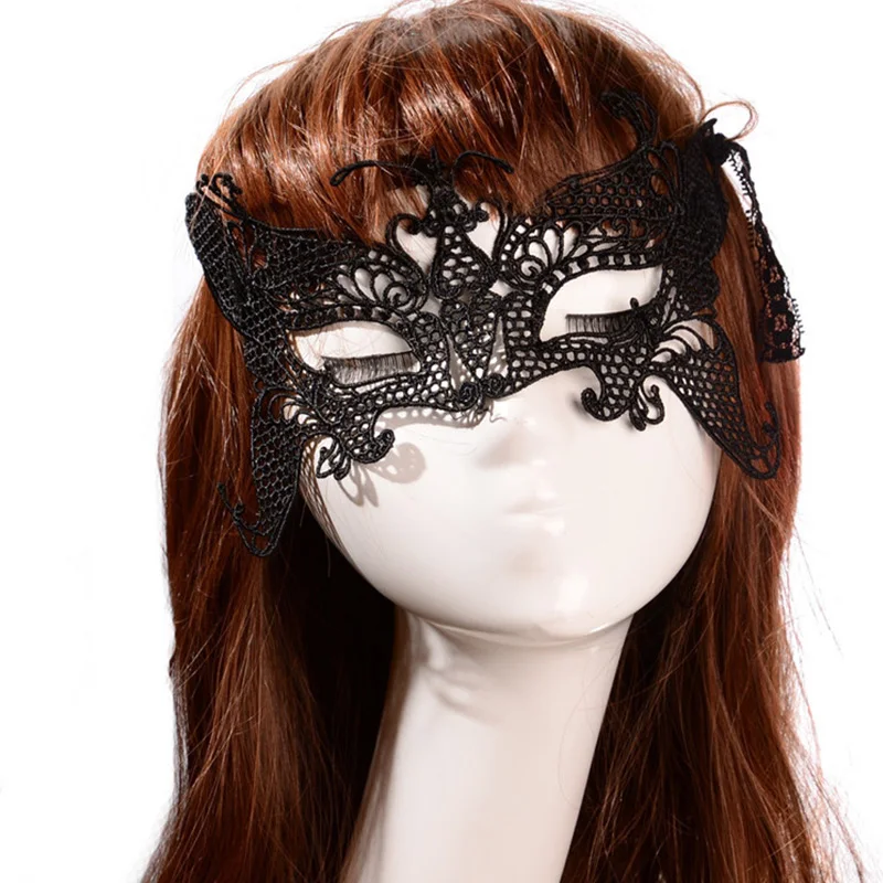 Реквизит для Хэллоуина кружевная маска с вырезами глаз женских необычных