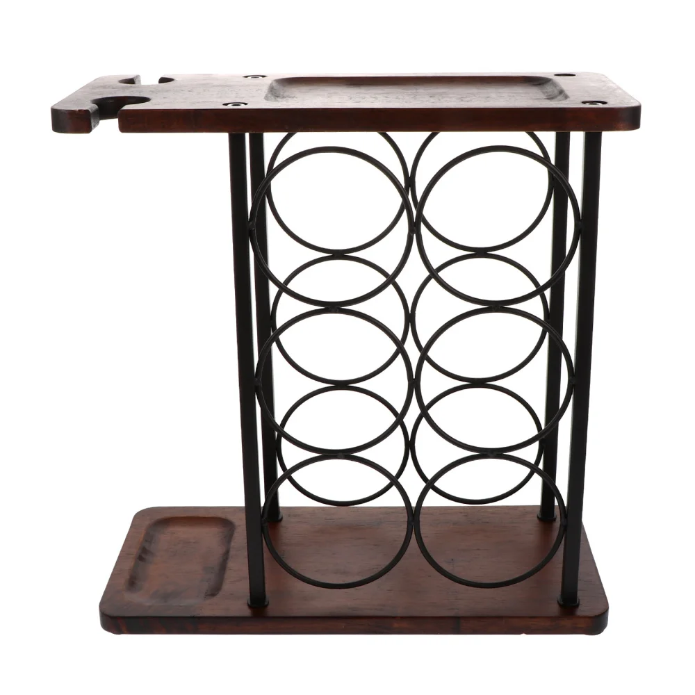 

1Pc Household Champagne Display Rack Red Rack Delicate Storage Rack