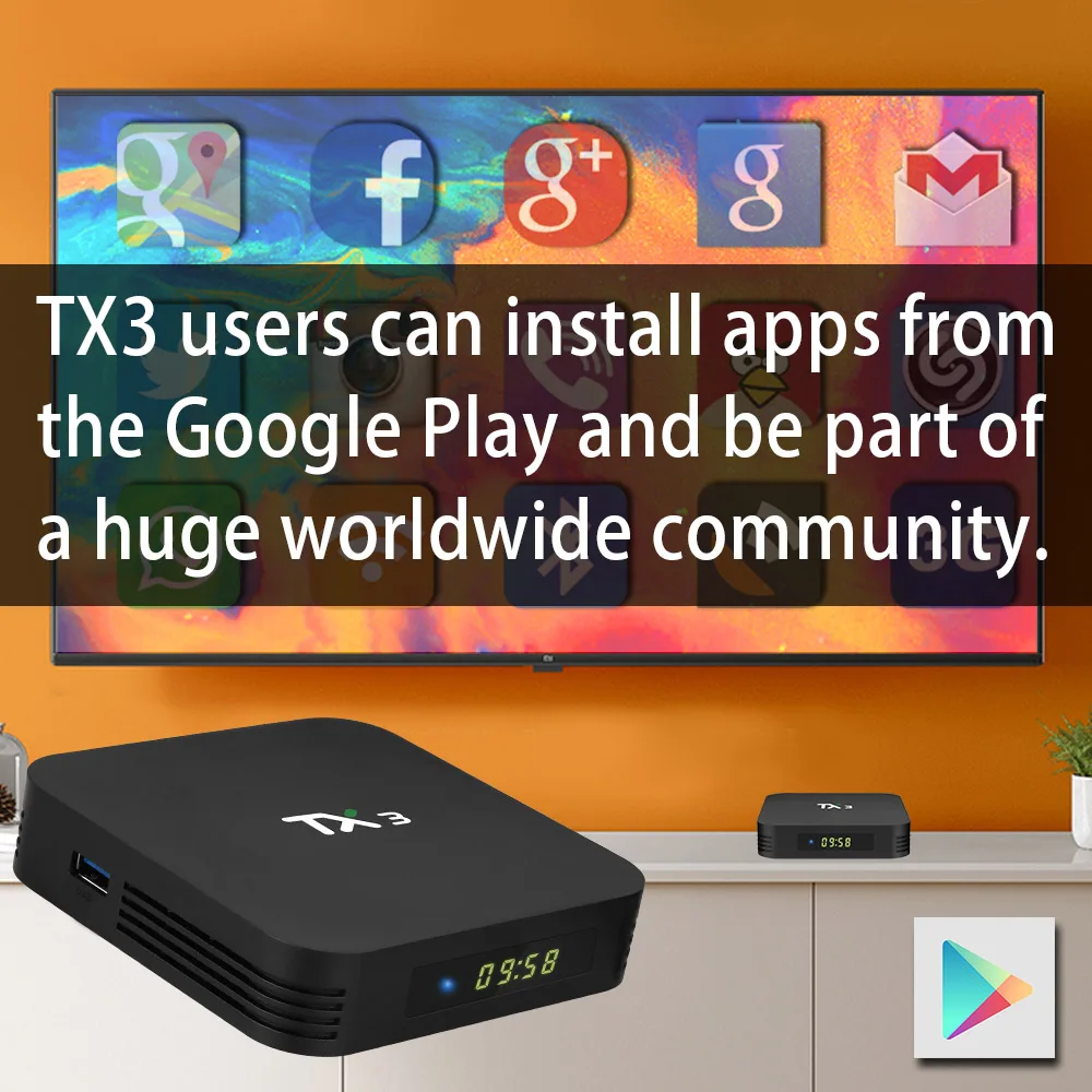 ТВ приставка Android 9 0 TX3 Amlogic S905 4 ГБ 32 64 Гб IPTV очень быстрый медиаплеер высокая