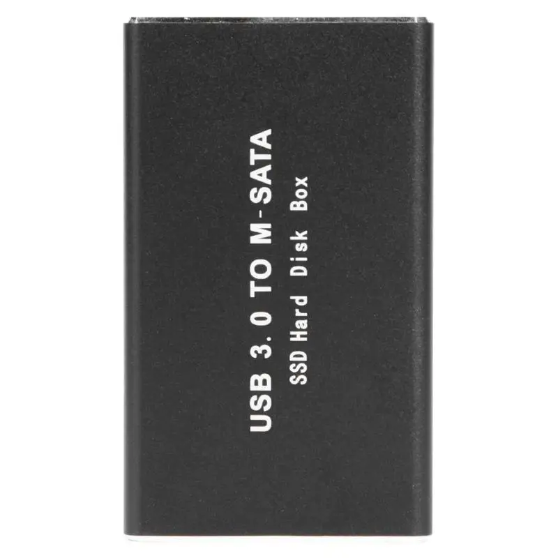 Мини USB 3,0 для mSATA HDD Box SSD жесткий диск адаптер чехол жесткий диск HDD корпус алюминиевый сплав внешний жесткий диск чехол