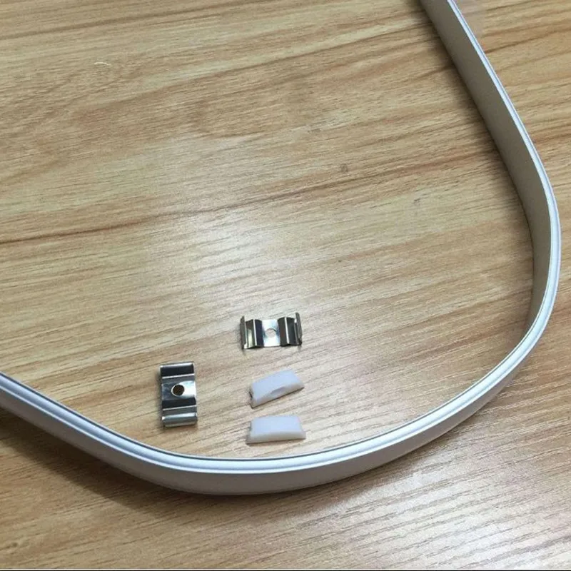 Бесплатная доставка Гибкий тонкий светодиодный алюминиевый экструзионный