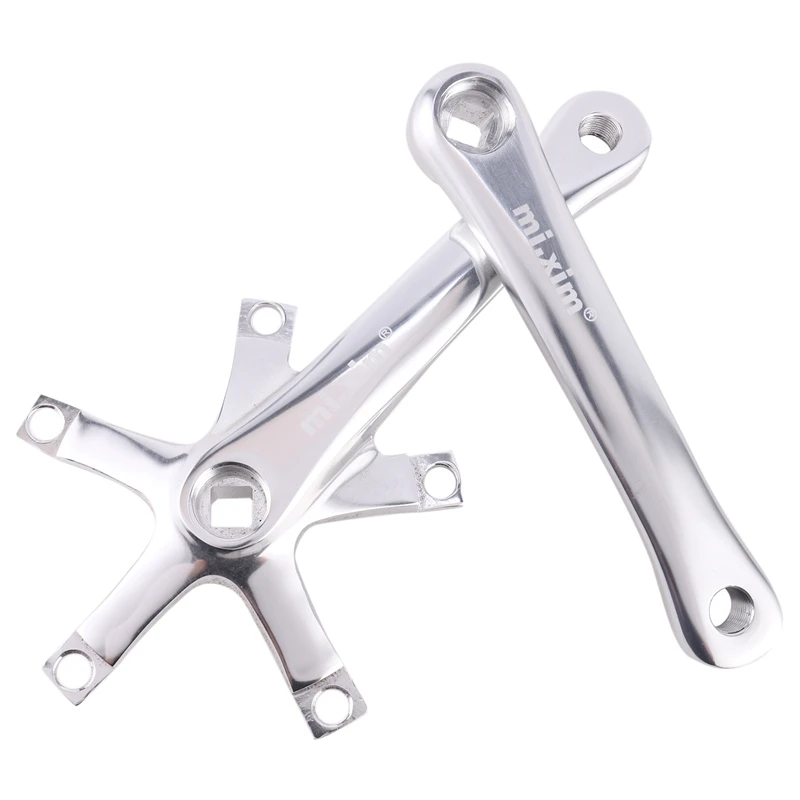 Mi.Xim Складной велосипед Crank 165мм BCD160 Шатун с одной или двумя скоростями Square с крепежными аксессуарами.