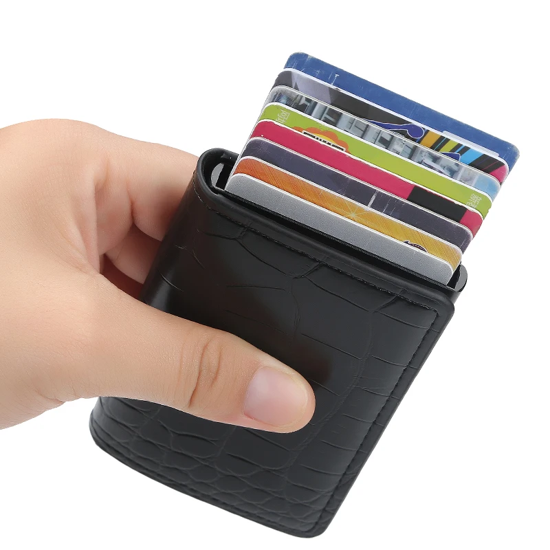 Мульти-карта крокодиловая Татуировка мужская сумка для Карт RFID антимагнитный