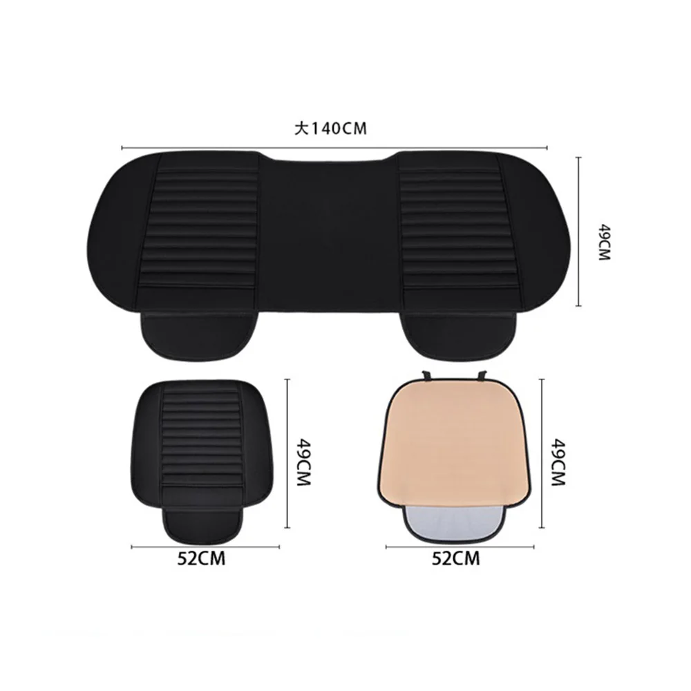 

PU Leather Car Seat Covers 3PCs Seat Protector for Nissan Almera N16 G15 Classic Altima Elgrand Frontier LEAF March Murano Z51