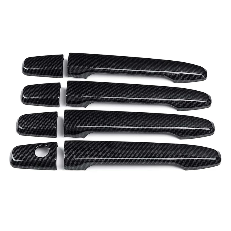 4 шт. Дверная ручка Крышка дверная декоративная наклейка для Mitsubishi Outlander 2013 2014 2015