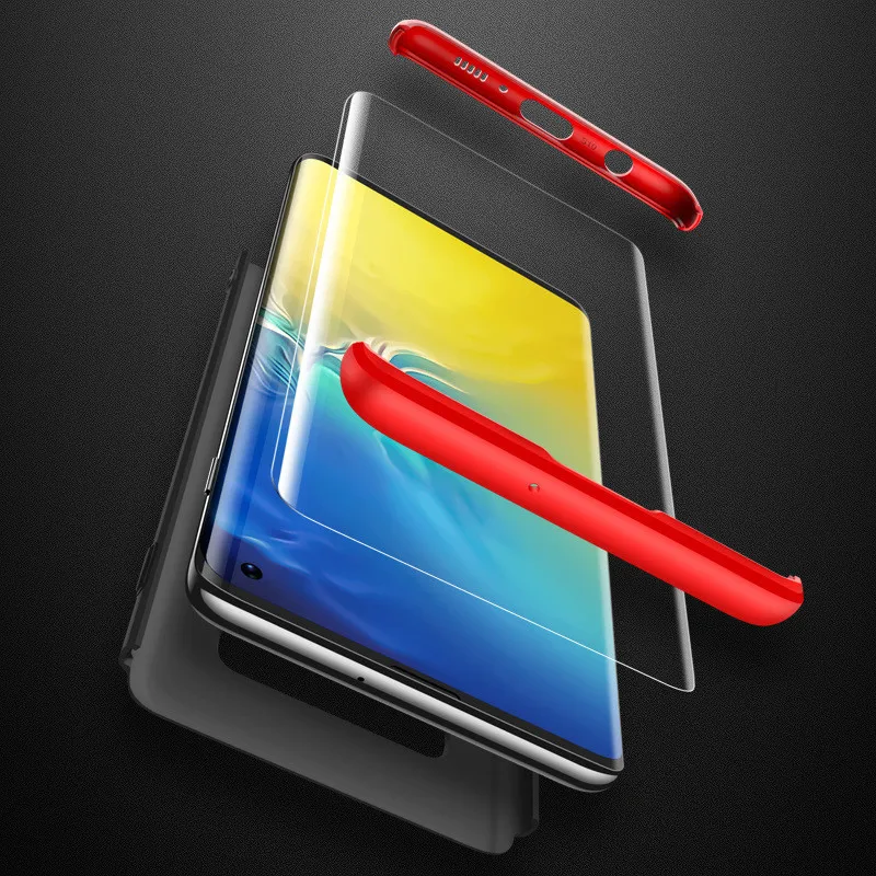 360 полный защитный чехол для телефона samsung Note 10 Pro матовый ПК противоударный чехол для samsung Galaxy S9 S10 Plus A70 M30 чехол s