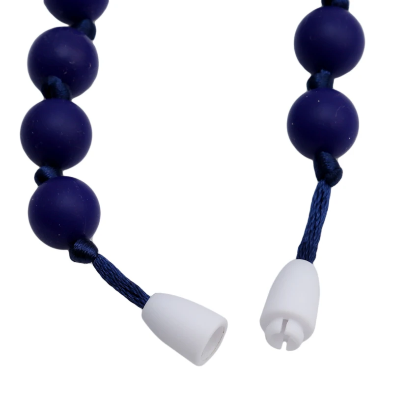 

Silicone Baby Teether Bracelets Pendant Teething Necklace Silicone Beads Nursing Teether Necklace Food Grade Silicone